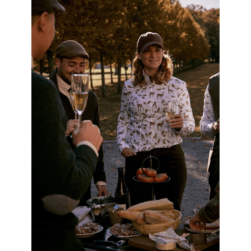 W's Lindsey Contemporary Fit Shirt Oh Deer Brown, view: 4