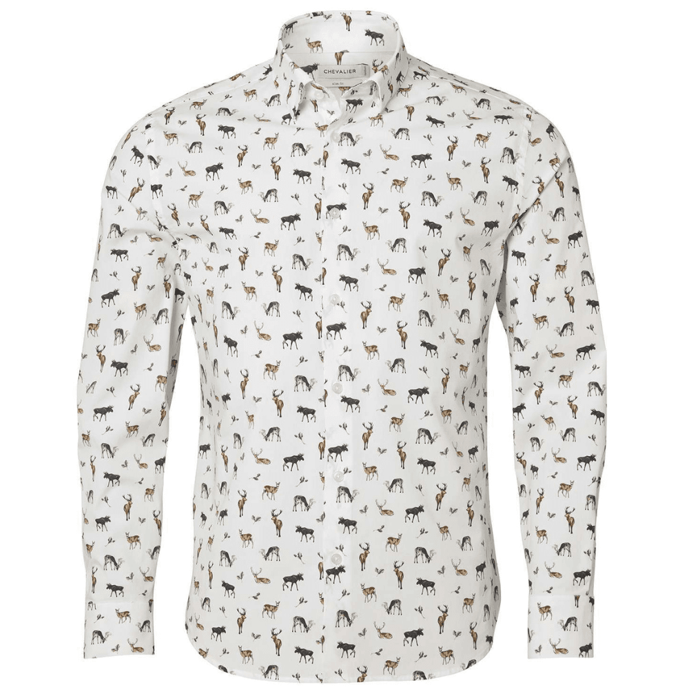 M's Danson Contemporary Fit Shirt Royal Family Print, view: 0