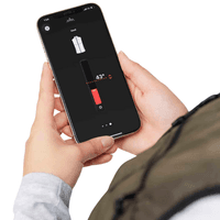 Heated Fleece Vest Mens Black - view: 4