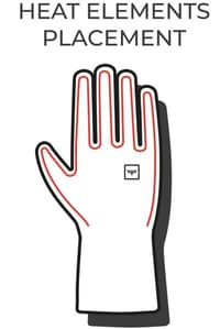 Heated Blizzard Gloves Black - view: 5