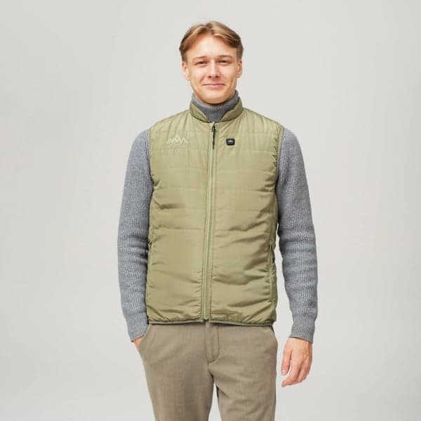 Heated Everyday Vest? Mens Lichen Green, view: 2