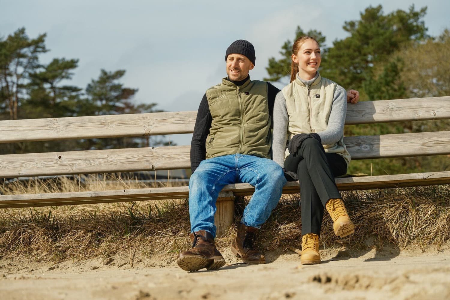 Heated Everyday Vest? Mens Lichen Green, view: 3