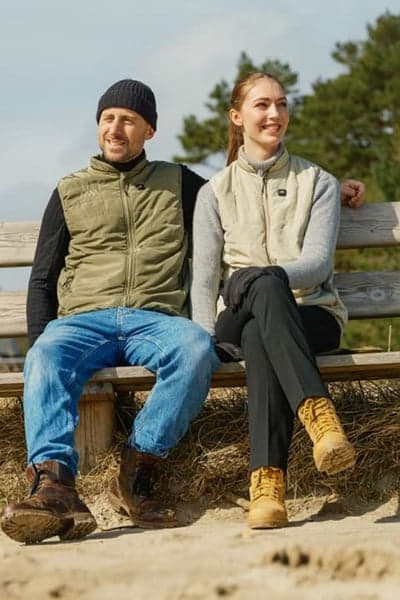 Heated Everyday Vest W's Lichen Green, view: 3