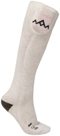 Heated Everyday Socks w.batteries V2 Cream - view: 0