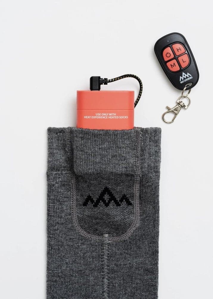 Heated Everyday Socks w/battery V2 Grey, view: 1