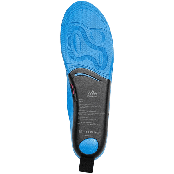 Heated Wireless Charging App Insoles Blue, view: 2