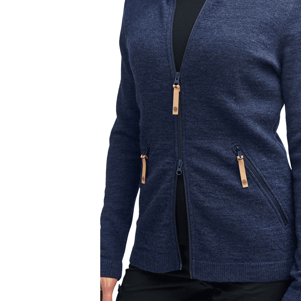 W's Vanja Full Zip Light Navy, view: 3