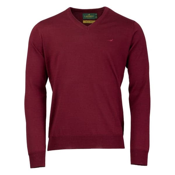 M's Sussex V-Neck Bordeaux, view: 0