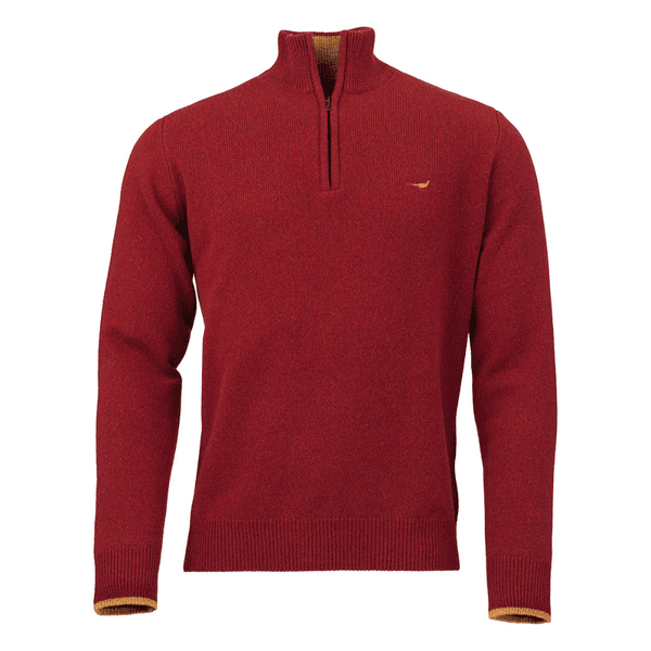 M's Brompton Zip Neck Wine, view: 0