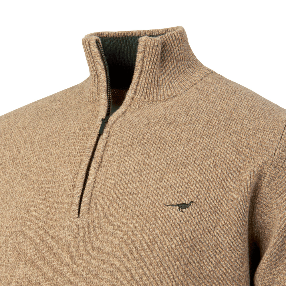 M's Brompton Zip Neck Camel, view: 1