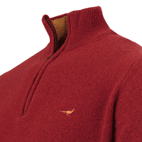 M's Brompton Zip Neck Wine - view: 1