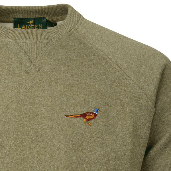 M's True Pheasant Logo Sweat Olive Melange, view: 1