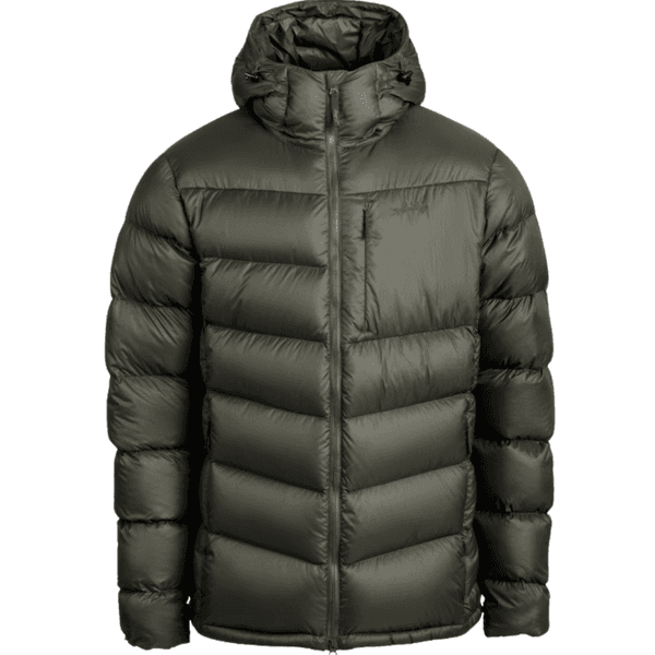 M's Fulu Down Hooded Jacket Dark Forest Green, view: 0