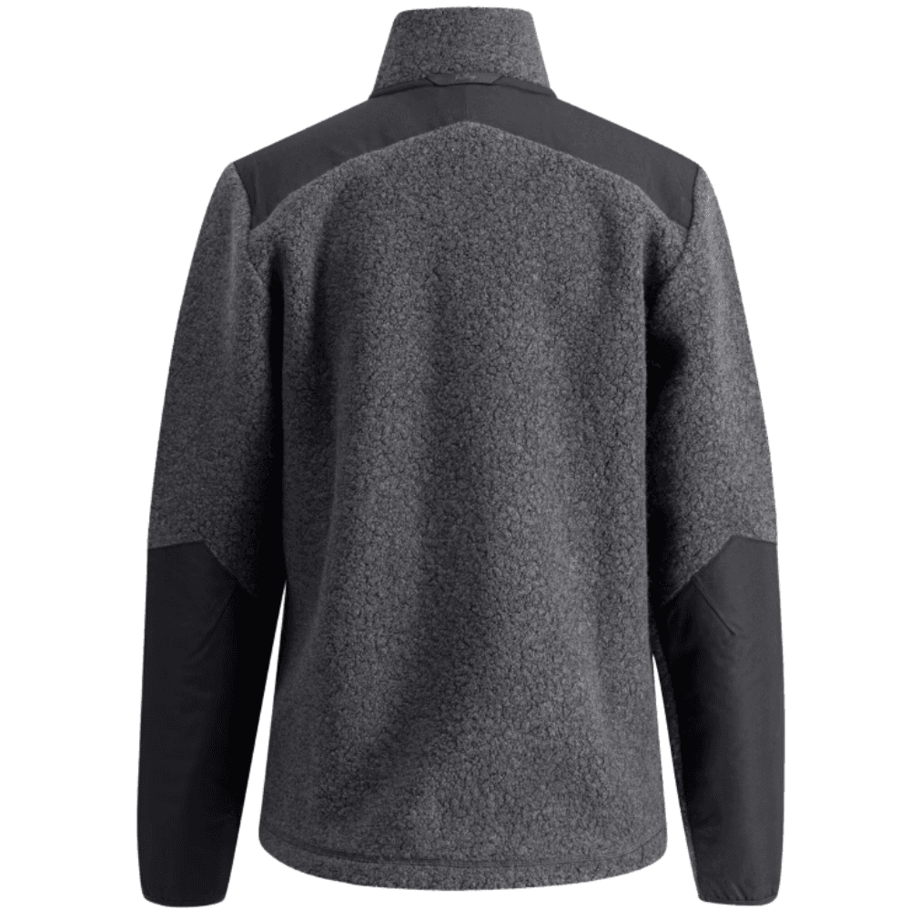 Saruk Wool Pile Mid Full Zip Dame Antrasitt, view: 1