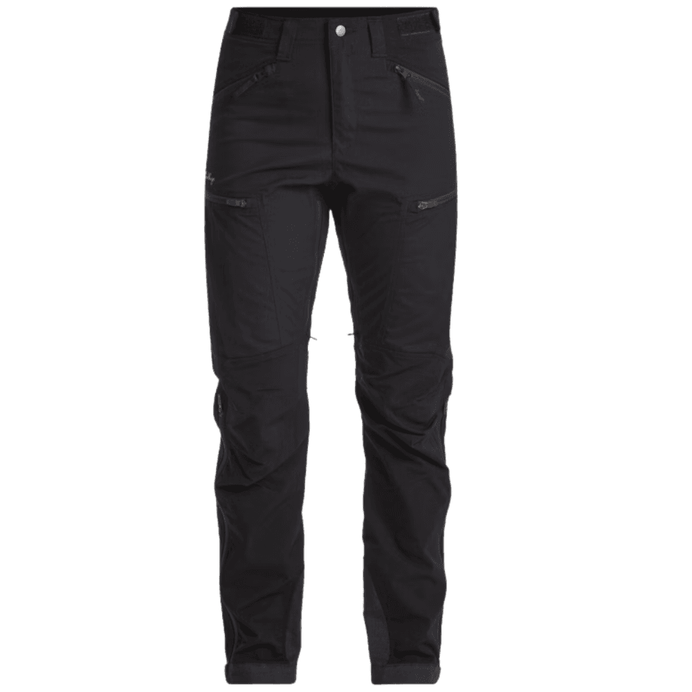 Makke High Waist Curved Pants Short Dame Svart, view: 0