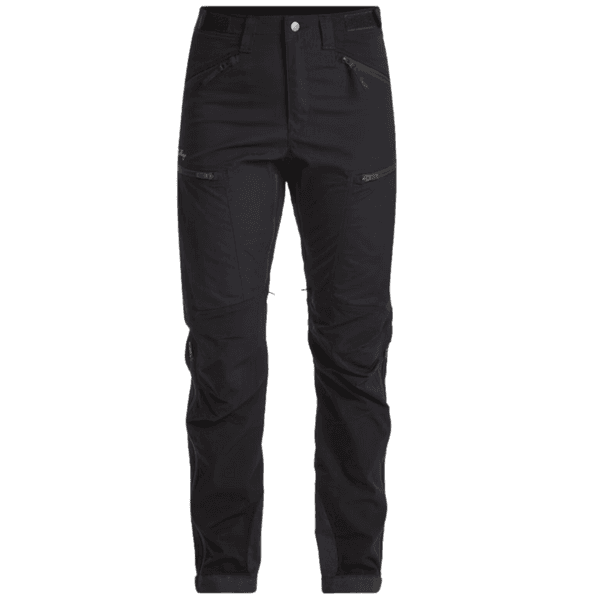 Makke High Waist Curved Pants Short Dame Svart, view: 0