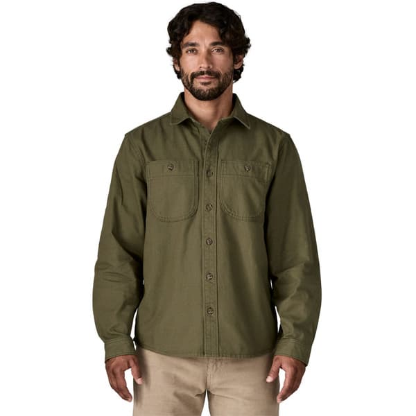 M's Point Reyes Canvas Shirt Basin Green, view: 3