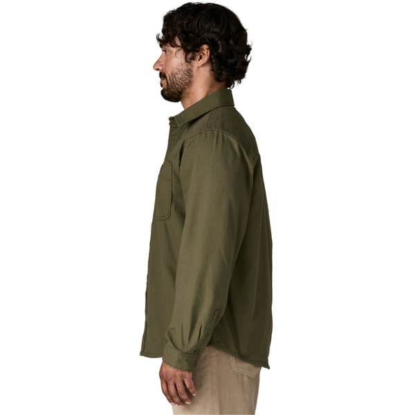 M's Point Reyes Canvas Shirt Basin Green, view: 4