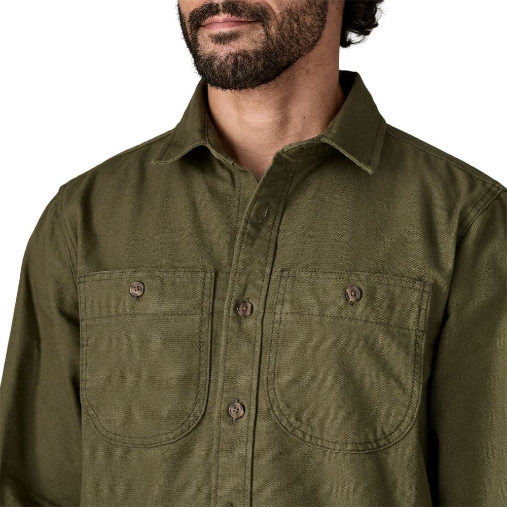 M's Point Reyes Canvas Shirt Basin Green, view: 1