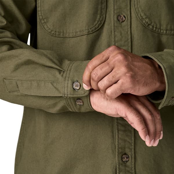 M's Point Reyes Canvas Shirt Basin Green, view: 2