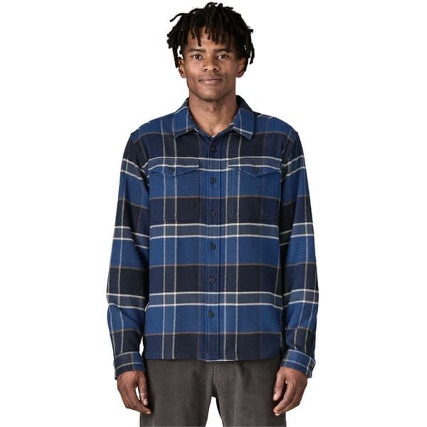 M's Fjord Flannel Shirt Cycles: Sunken Blue, view: 2