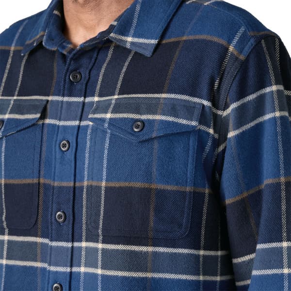 M's Fjord Flannel Shirt Cycles: Sunken Blue, view: 1