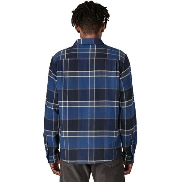 M's Fjord Flannel Shirt Cycles: Sunken Blue, view: 3