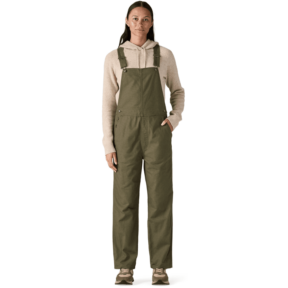 W's Point Reyes Canvas Overalls Basin Green, view: 1