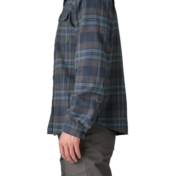 M's L/S LW Fjord Flannel Shirt Paw: Smolder Blue, view: 3