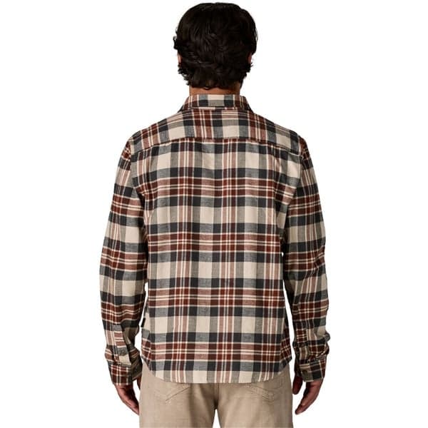 M's L/S LW Fjord Flannel Shirt Paw: Dried Vanilla, view: 2