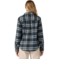 W's Fjord Flannel Shirt Old Spruce: Sunken Blue - view: 2
