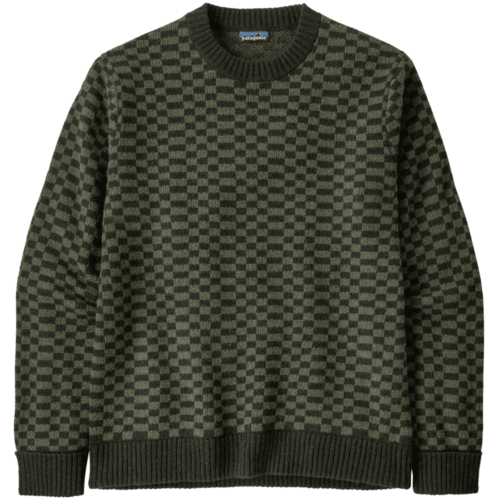 M's Recycled Wool-Blend Sweater Finned: Old Growth Green, view: 0