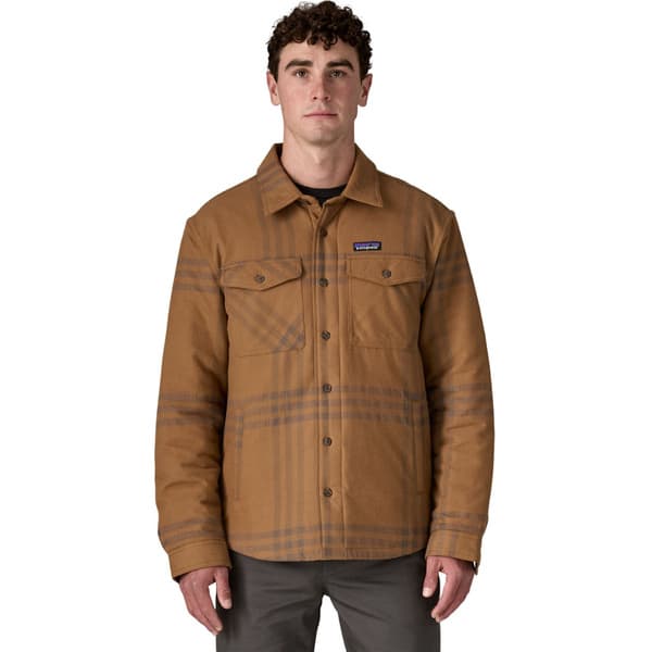 M's LW Insulated Fjord Flannel Shirt Defend: Deer Brown, view: 1