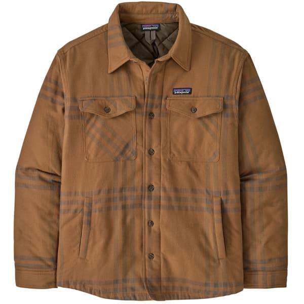 M's LW Insulated Fjord Flannel Shirt Defend: Deer Brown, view: 0