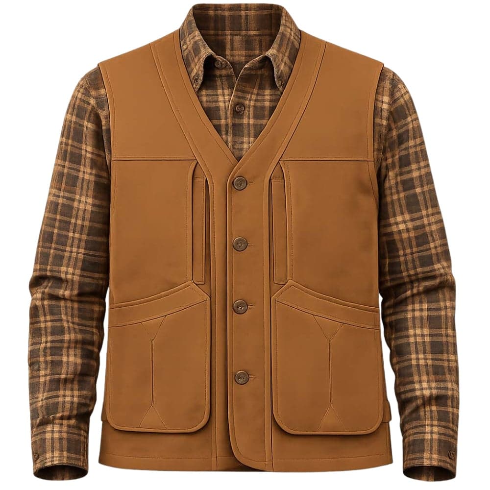 Jakt- och Hundförarväst Brun Unisex, view: 0