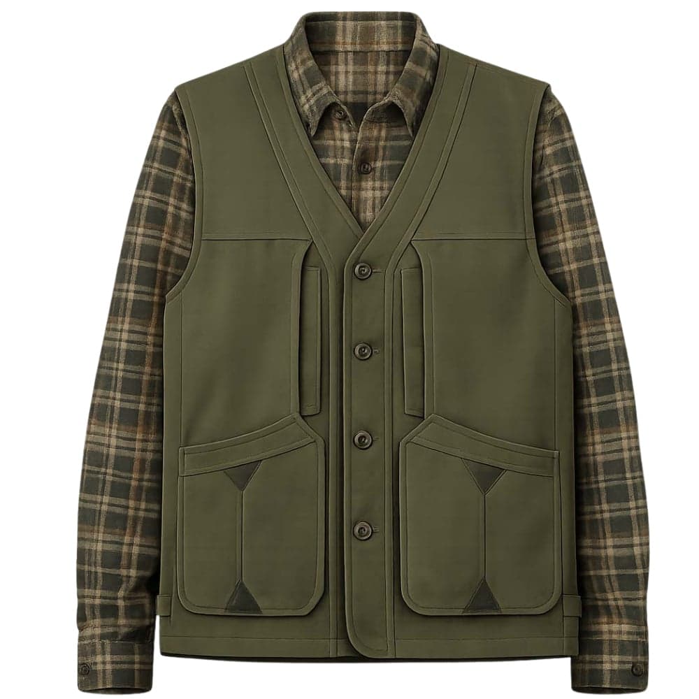 Jakt- och Hundförarväst Grön Unisex, view: 0