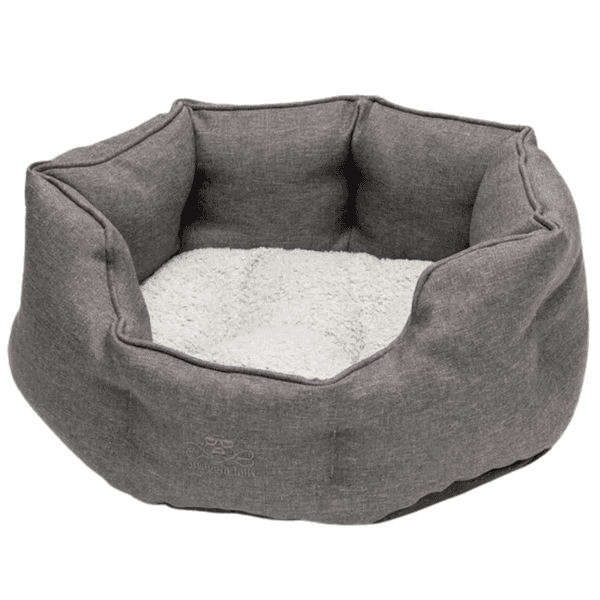 Hundeseng Mjukis Lysegrå M, view: 0