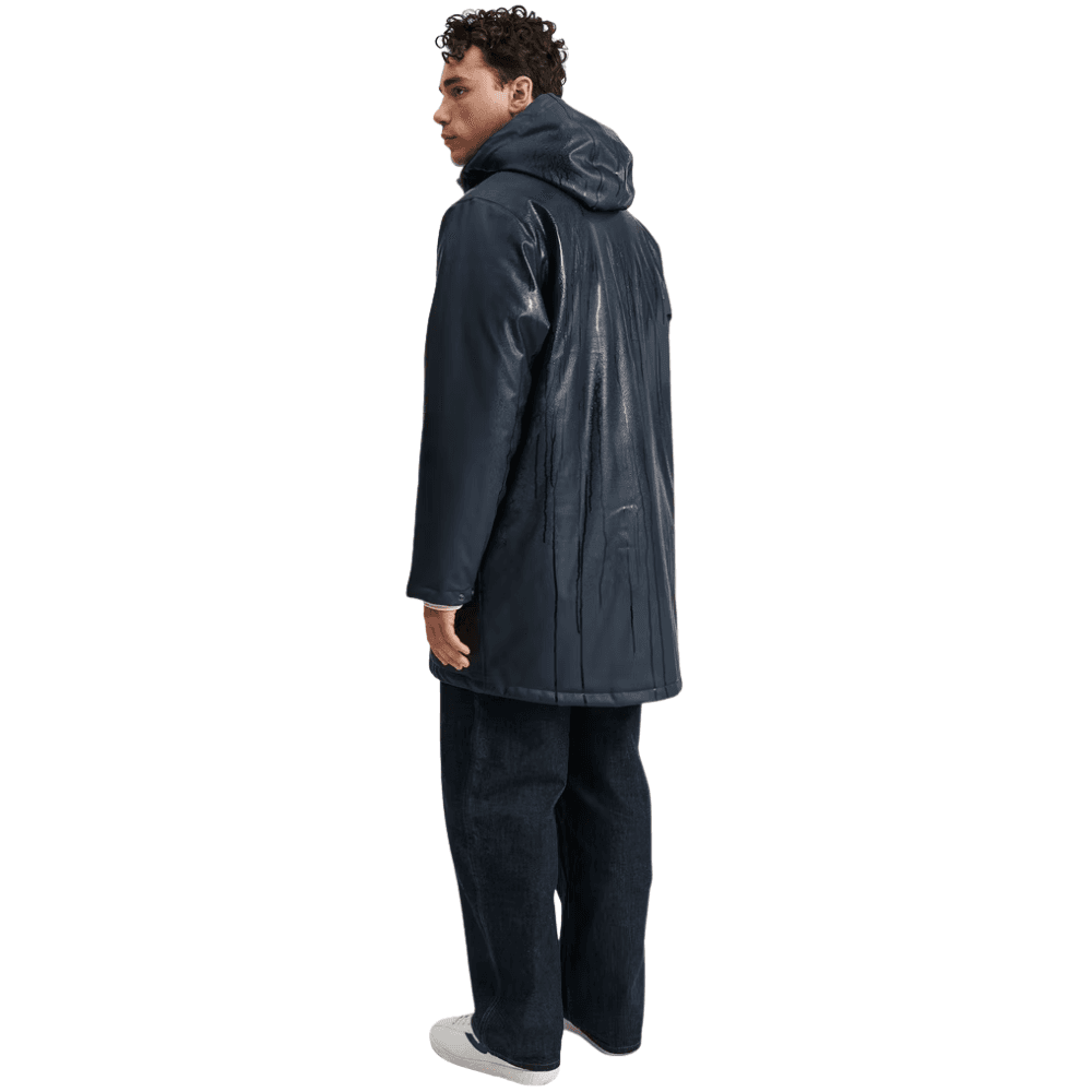 Wings Padded Raincoat Unisex Navy Blaze, view: 9