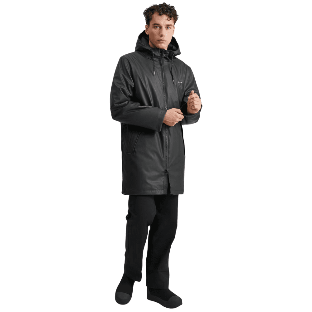 Wings Padded Raincoat Unisex Black, view: 7