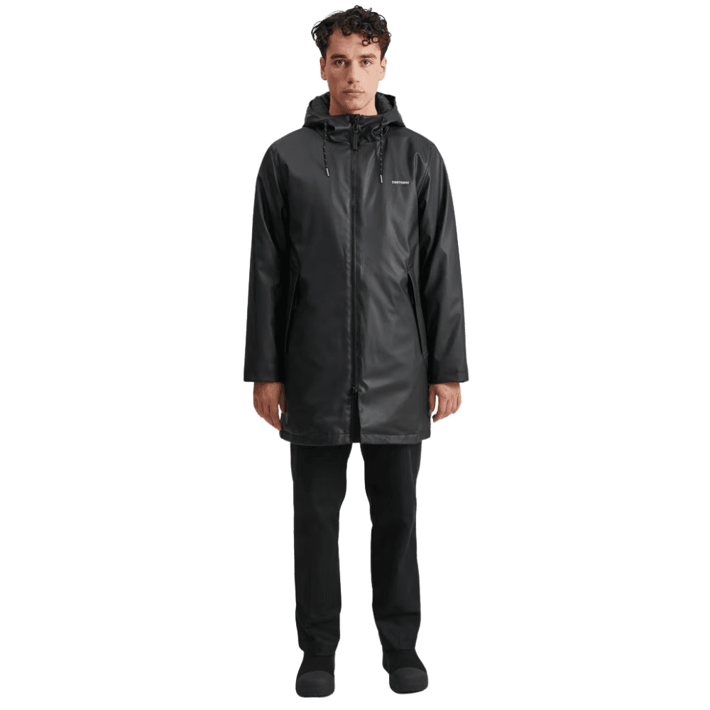 Wings Padded Raincoat Unisex Black, view: 6