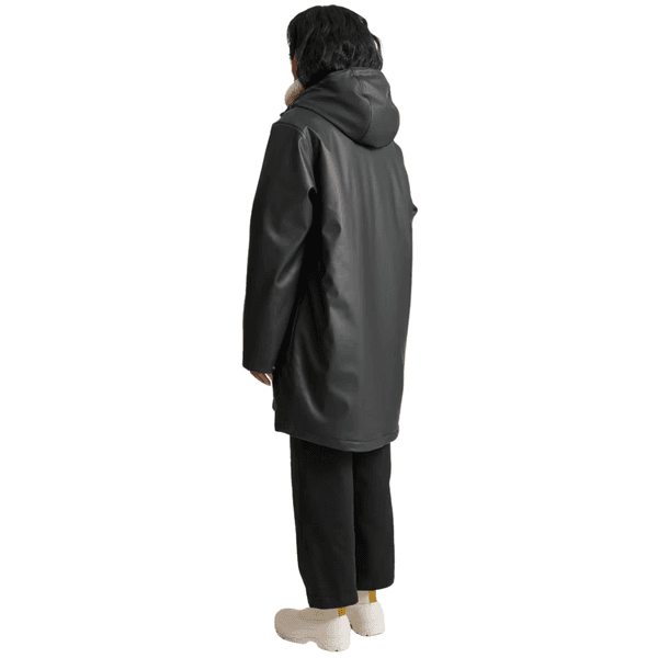 Wings Padded Raincoat Unisex Black, view: 5