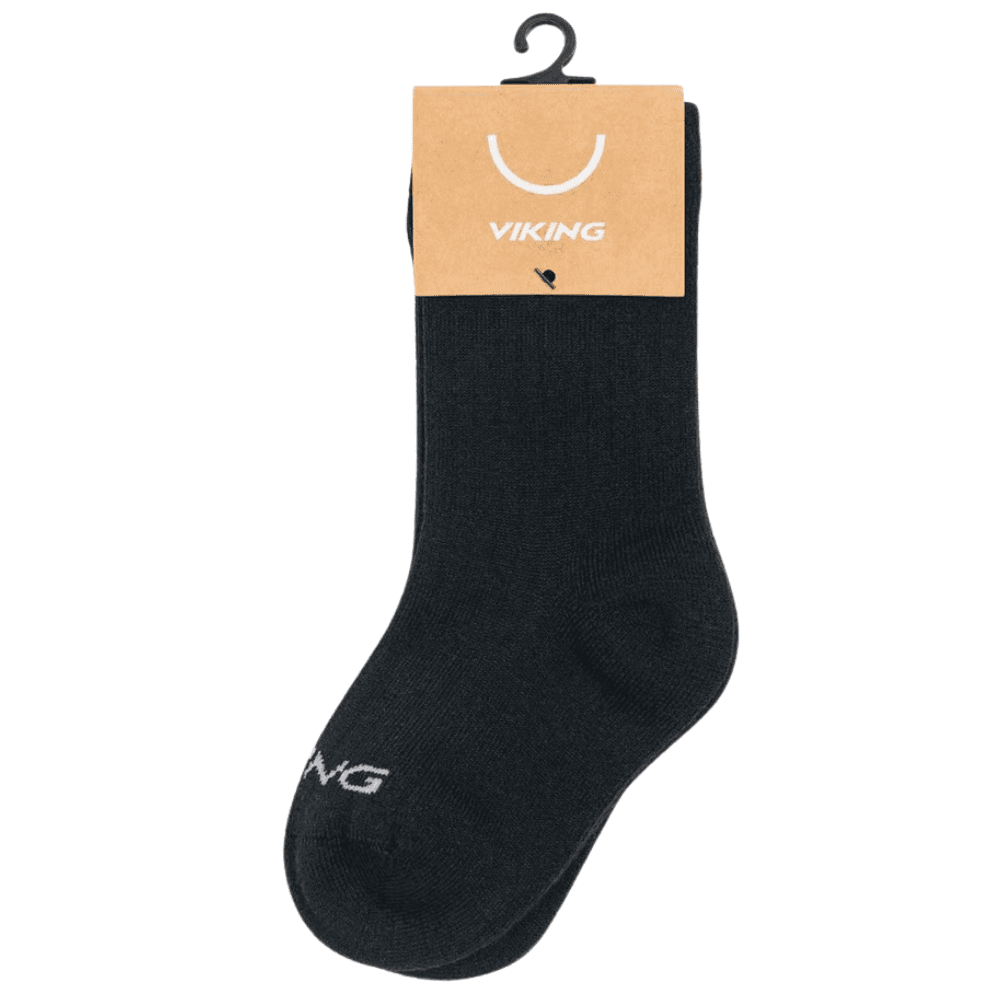 Toasty 2 Pack Wool Socks Kids Black, view: 1