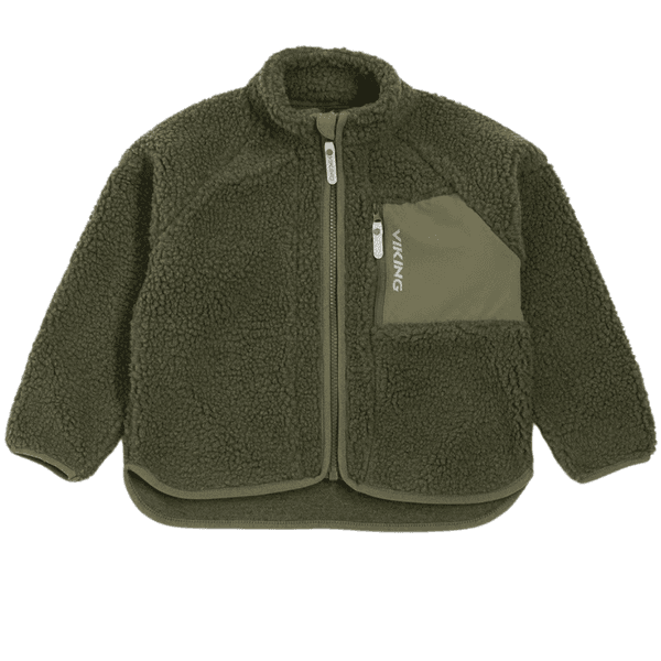 Playtime Pile Midlayer Jacket Kids Olive, view: 0