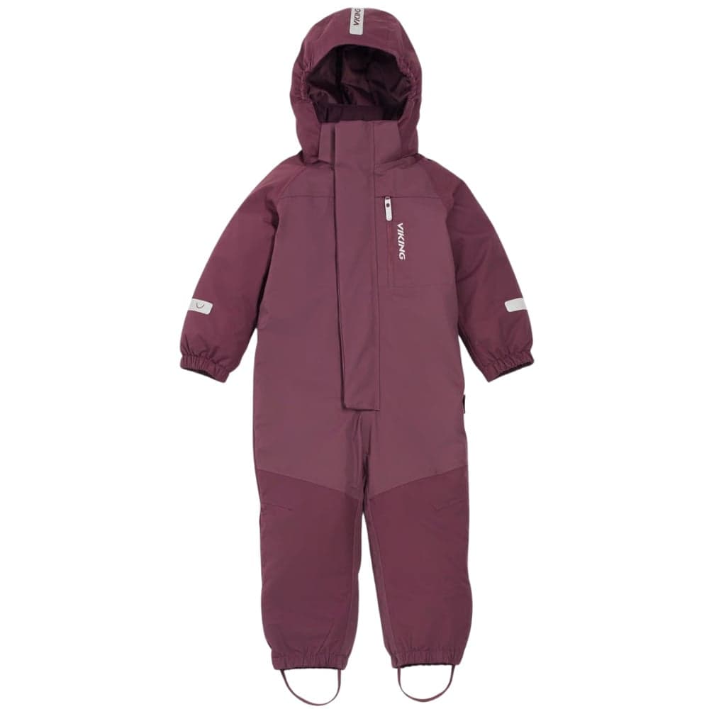 Toasty Winter Thermal Overall Kids Plum, view: 0