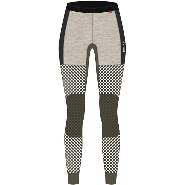 W's Woolnet Hybrid Longs Tarmac/Beige Melange/Jet Black, view: 0