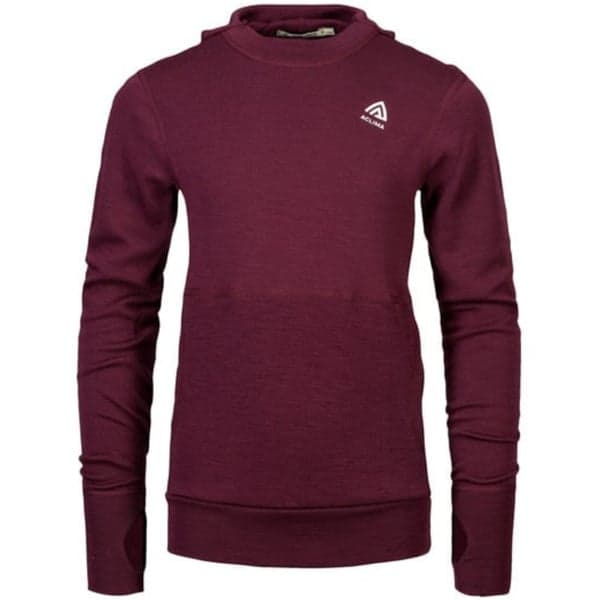 Warmwool Hoodsweater Junior Fig/Beige Melange, view: 0