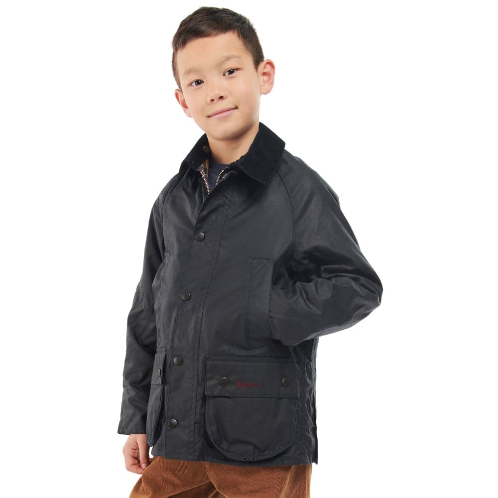 Bedale Wax Kids Navy, view: 2