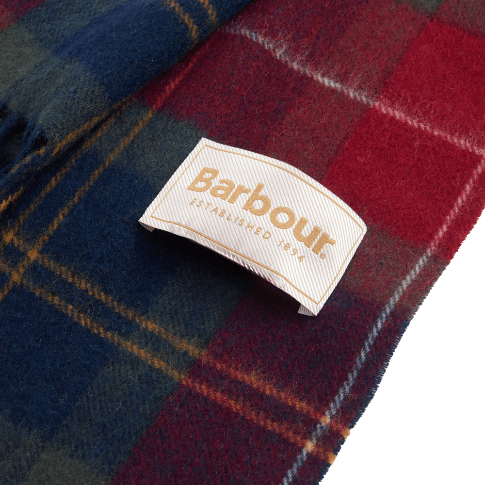 W's Tartan Scarf Winterberry Tartan, view: 5