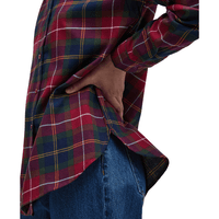 W's Glades Check Shirt Winterberry Tartan - view: 3