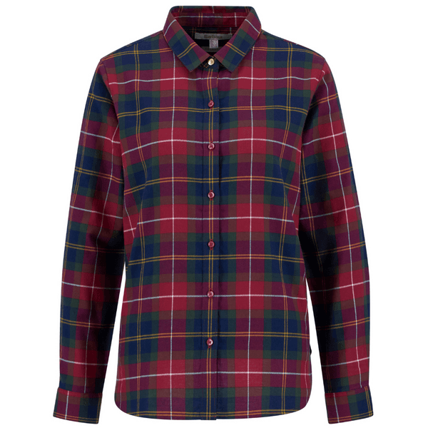 W's Glades Check Shirt Winterberry Tartan, view: 0